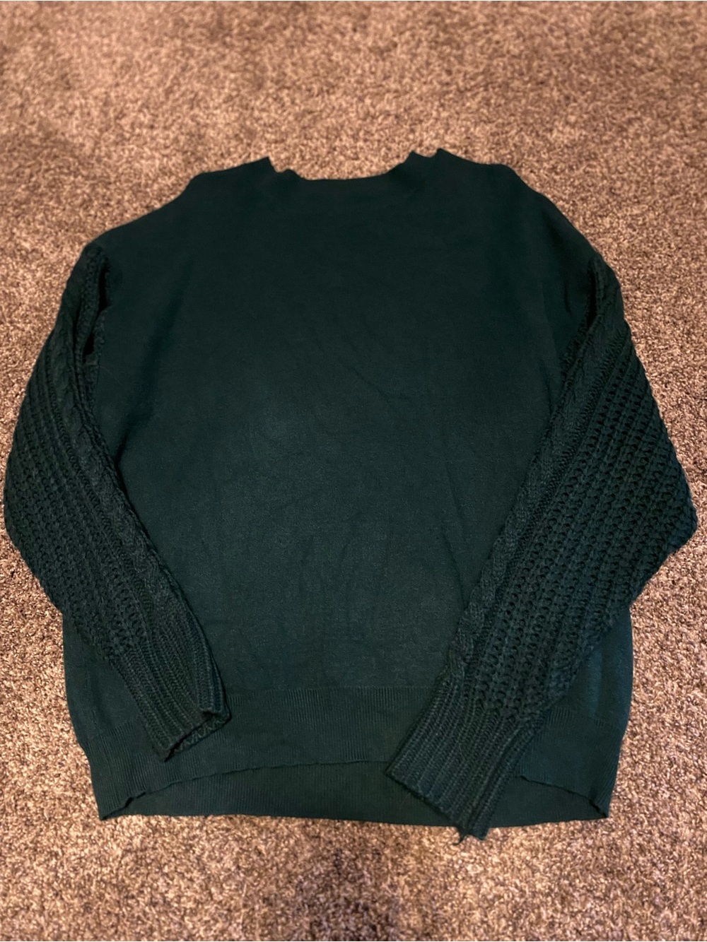 Dark Green Knit Bolero Shrug
